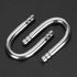 Zerodis 10Pcs U-Shape Elbow Pipe, Stainless Steel Oxygen Pump CO2 Tubing for Aquarium