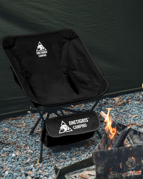 OneTigris Tigerblade Lightweight Camping Chair, Folding Backpacking Hiking Chair, Compact Portable 330 lbs Capacity