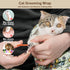 maiwoste 35.5" 22lbs Extra Large Cat Grooming Wrap Anti-Escape Cat Wrap for Cutting Nails, Brushing & Medication Soft