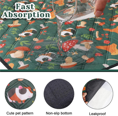 Generic Soft Guinea Mats - Washable Bedding Liner, Comfortable Sleeping Play Mat, Pet Mat, Easy Clean | Home Apartment