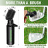 Pro Golf Club Cleaner Brush with Groove Sharpener Tool, Lockable Retractor Clip & 4 oz Water Squeeze Bottle