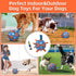 Dog Ropes Toys Soccer Ball with Straps, Interactive Tug of War Toy, Durable Water Balls for Medium & Large Dogs