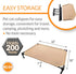 K&H Elevated Outdoor Dog Cot Bed, Raised Cooling Bed with Washable Mesh for Large Dogs, Heavy Duty Frame, Tan