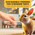 SunGrow Sweet Bamboo Chew Sticks for Rabbits, 100g, Bunny Molar Chew Sticks for Small Animals