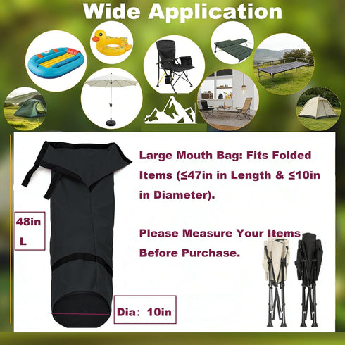MtuxuYR 2 Replacement,600D (1, Extra Large Size for Camping Chairs Bag Oxford Fabric with EVA padded Bottom,Handle