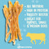 hotspot pets Beef Tendon Chews for Dogs, 8 Inch All Natural, Grass-Fed Premium USDA Gambrol Beef Tendon Stick