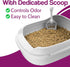 Skywin Sifting Cat Litter Box (Grey), Efficient Sifting System for Pine Pellets, Easy-to-Use