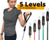 Resistance Bands Kit with Handles, 12-Piece Set with Travel Pouch for Gym Workouts, 150lbs