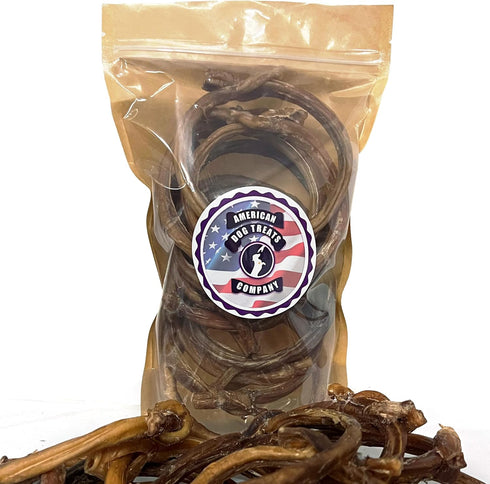 (Pack 25, Bully Sticks for Dogs | Natural Long Lasting Pizzle Sticks | Single Ingredient Beef Pizzle | Dog Treats