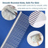 JENFOSLAN (4PCS, Slicker Brush for Dogs, Professional Dog Grooming Brush for Golden Doodle & Poodle - Deshedding Dog