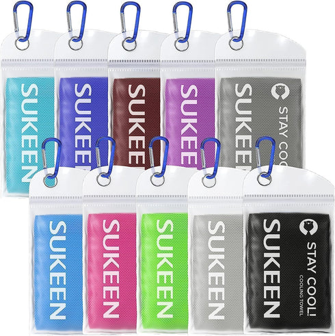 Sukeen Cooling Towel (40"x12"), Soft Breathable Cooling Towels for Neck and Face,