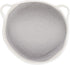 Bone Dry Pet Storage Collection Decorative Cotton Rope Basket/Bed, 15.75x6.25, White/Gray Cat Ears