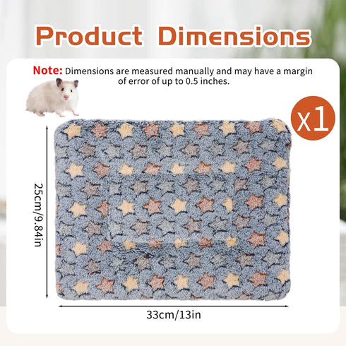 Xelsluthe 13 10 Inch Guinea Pig Bedding Washable, Rabbit Bunny Bed Mat Guinea Pig Pee Pads Bedding Soft Rabbit Beddings
