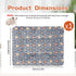 Xelsluthe 13 10 Inch Guinea Pig Bedding Washable, Rabbit Bunny Bed Mat Guinea Pig Pee Pads Bedding Soft Rabbit Beddings
