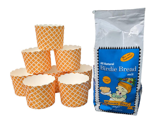 Small Joys Organic Birdie Bread Mix for Parrots with Freestanding Baking Cups, Human-Grade Ingredients, Easy Homemade