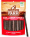Natural Farm Odor-Free Bully Coated Gourmet Collagen Sticks (6 Inch, 10 Pack),