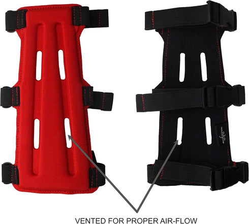 SAS 8" Armguard Archery Bow Range, 3-Strap Buckles