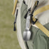 ZING TTI 2 1 Titanium Camping Flatware, in Removable Foldable Tableware, Fork and Spoon, with Storage Box,Camping