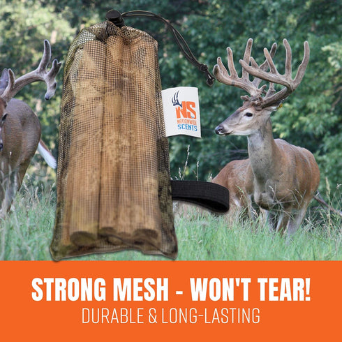 Nationwide Scents Deer Grunt Call and Rattle Bag Combo - Durable All-Weather Hunting Calls for Whitetail