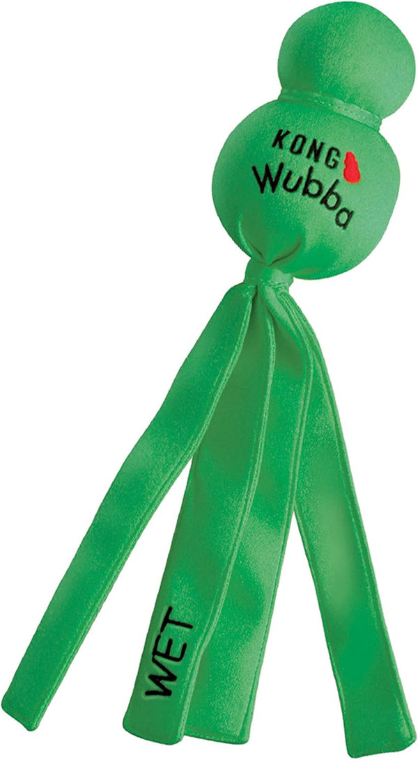 KONG Wubba Wet Floating Dog Toy for Water Play and Fetching, Assorted Colors, For X-Large Dogs