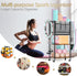 Weight Rack for Home Gym, Dumbbell Rack and Fabric Yoga Mat Storage, Organizes Fitness Equipment