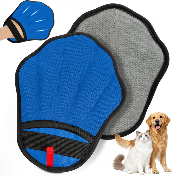 Palirs Pet Hair Removal Glove, Electrostatic Pet Hair Remover Glove for Cats &