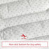 Dog Crate Mat (24" X 18") 2 Pack, Soft Dog Bed for Crate, Anti-Slip Bottom, Machine Washable Kennel Pad, Black