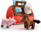 Hollypet Hide and Seek Squeaky Dog Toy, Designed Interactive Puzzle Plush Stuffed