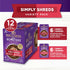 Wellness Natural Pet Food Simply Shreds Variety Pack, 2.8 Ounce Pouch (Pack of 12)