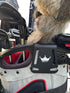 Golf Metal Landing Pad I Magnetic Cart Attachment or Bag Clip for Quick Use of Golf Gear & Accessories - Velcro Strap