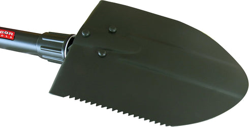 TABOR TOOLS Folding Shovel - Portable Survival Spade for Camping Gear and Emergencies - Lightweight E-Tool with