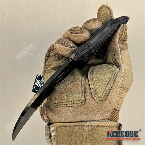 Tactical Knife, Hunting Knife, Survival Karambit Fixed Blade Knife, Razor Sharp Edge Camping Gear, 82422 (Black)