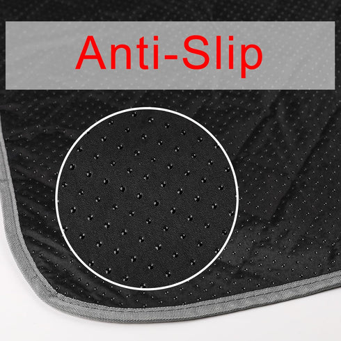 2 Pack 72"x 72" JERIA Waterproof Non Slip Wee padReusable Washable Pee Pads for DogsAbsorbent and Leakproof Training