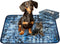 Qeils Washable Pee Pads for Dogs, 2 Pack Reusable Puppy Pads 18"x24"