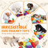 Charming Chorus 20 Pack Squeaky Dog Toys Set - Plush Puppy Toys for Small Dogs - Interactive Dog Squeak Toys