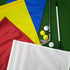 KINGTOP Golf Flag 20x14 Inch - Plain Red, 420D Nylon, Tube Inserted for Putting Green Flags
