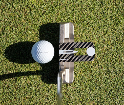Putter Key Golf Gift and Portable Tool and Training Aid to Help with Center, Aim, and Path While Practicing Like You