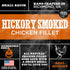 Premium Hickory Smoked Chicken Jerky Dog Treats - Dehydrated Chicken Breast Fillet Treats, 8 oz, Grain Free