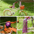 Kids Bike Bell with 2 Pcs Streamers - Cute Bicycle Pinwheel Accessories for Boys and Girls