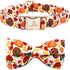 Lionheart Glory Turkey Dog Bow Collar, Bowtie Pet Gift Thanksgiving Collar for Small Dog