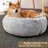 Small Dog Bed, Donut Cuddler Nest Warm Soft Plush Faux Fur Washable Dog Bed, Non-Slip Bottom for Medium Small Dogs,