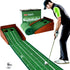 TiwisiTe Putting Green Indoor, Putting Mat with Automatic Ball Return - Solid Wood
