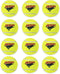 Franklin Pet Supply RSF Squeak Mini 1.75" Tennis Balls, Dog Toy Squeaks When Squeezed, Pack of 12
