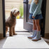 OLANLY Dog Door Mat for Muddy Paws - Absorbent Non-Slip Washable Indoor Entry Mat, 24x16