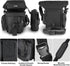 Pack Jueachy Drop Leg Bag for Men Tactical Metal Detecting Thigh with Water Bottle Pouch