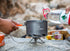 Fire-Maple Feast 1.5L Camping Gear Pot FMC-K2, Hard Anodized Aluminum & Stainless Steel Cookware Set