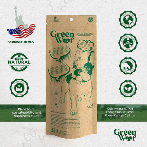 Bully Sticks (12 Inch), 100% Pure Beef Treats, Easily Digestible, Organic, Grain-Free, Durable Chews for Medium & Large