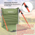 EULANT Lightweight Inflatable Folding Seats for Camping Chair with Back Support and Adjustable Straps,Foldable Bleacher