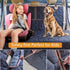 Petiza Dog Car Seat Cover for Back Seat, Heavy-Duty Non-Slip Waterproof Car Bench Protector for Pets,Compatible
