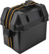 9082-1 U1 Attwood Small Battery Box with Mounting Kit and Strap, Fits Batteries, Black